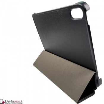 Dirbtinės odos atverčiamas dėklas - juodas (Apple Ipad 10.9 (2022)-Ipad 11 (2025)